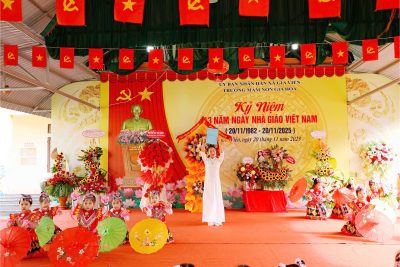 Trường MN Gia Hoà tổ chức kỷ niệm 43 năm ngày 20/11