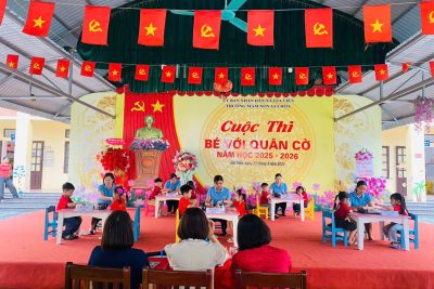 Tổ chức cuộc thi bé với quân cờ cấp trường năm học 2025-2026