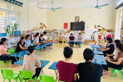 Trường MN Gia Hoà Họp cha mẹ trẻ đầu năm học 2025 – 2026