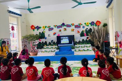 Trường MN gia Hoà tổ chức sinh hoạt chuyên môn theo nghiên cứu bài học tháng 01/2026